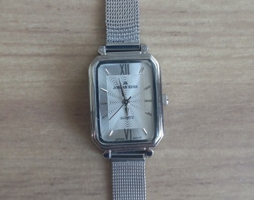 Zdjęcie oferty: Zegarek damski prostokątny srebrny Jordan Kerr