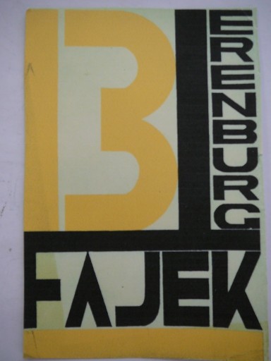 Zdjęcie oferty: ERENBURG - 13 FAJEK - 1927