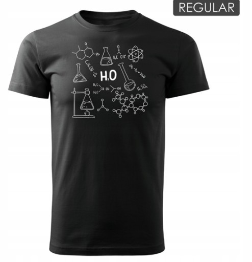 Zdjęcie oferty: Koszulka chemika - czarna roz.2XL