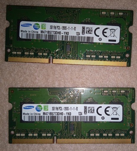 Zdjęcie oferty: Pamięć RAM DDR3 Samsung M471B5773DH0-YK0 2 GB