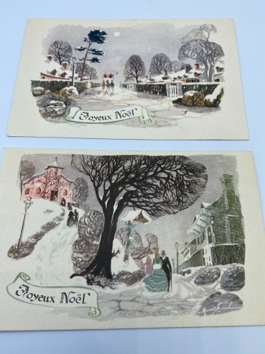Zdjęcie oferty: Zestaw dwóch pocztówek świątecznych