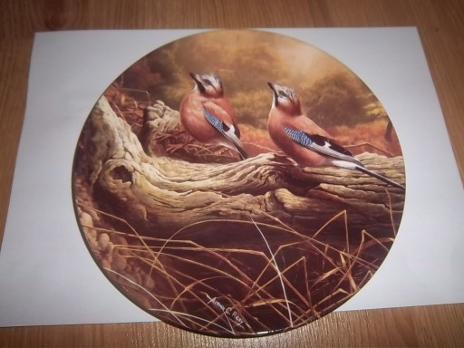 Zdjęcie oferty: Porcelanowy talerz Anglia porcelana ptak ptaki