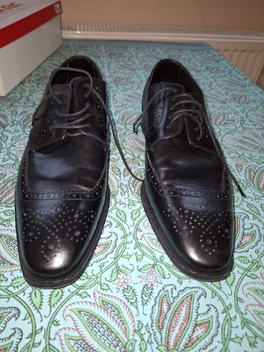 Zdjęcie oferty: Skórzane pantofle męskie Vero Cuoio 43,5