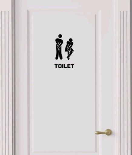 Zdjęcie oferty: Naklejka na ścianę ścienna Toilet