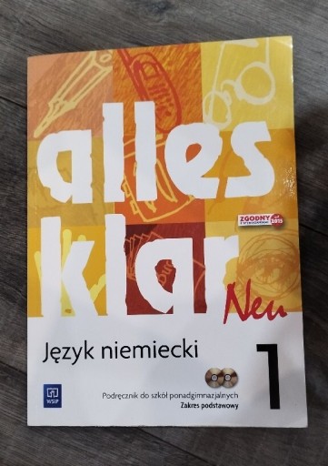 Zdjęcie oferty: Alles klar Neu 1 j.niemiecki . podręcznik 