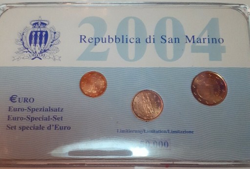 Zdjęcie oferty: Mini set San Marino 2004
