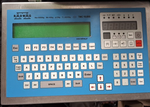 Zdjęcie oferty: Terminal wagowy RADWAG TMC 18.60B – bez platformy.