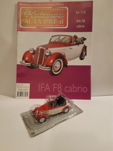 Zdjęcie oferty: IFA F8 CABRIO Kultowe Auta DeAgostini 1:43