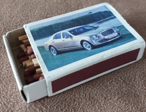 Zdjęcie oferty: Zapałki. Samochody. Rolls-Royce. 5 cm