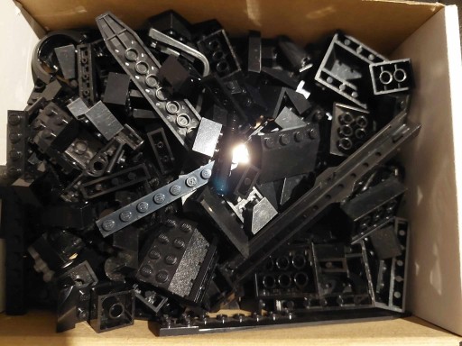 Zdjęcie oferty: LEGO czarne mieszane 0,1kg MIX 100g