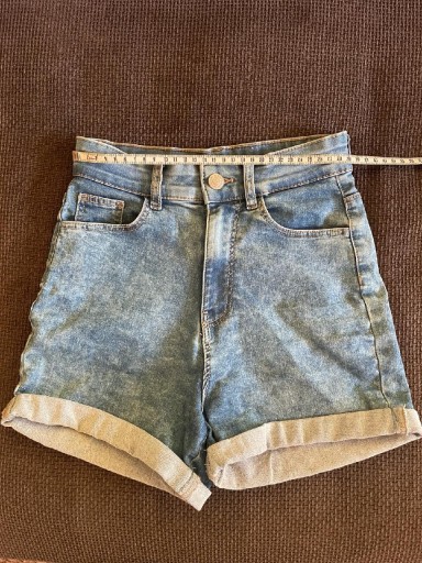 Zdjęcie oferty: Szorty jeansowe dżinsowe spodenki XS 34