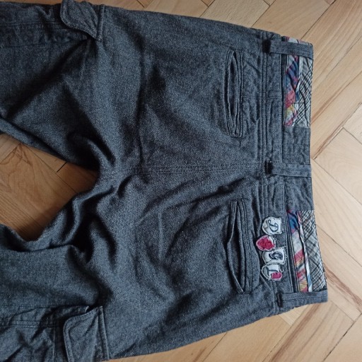 Zdjęcie oferty: Desigual Hiszpania S cargo bojówki unisex ciepłe