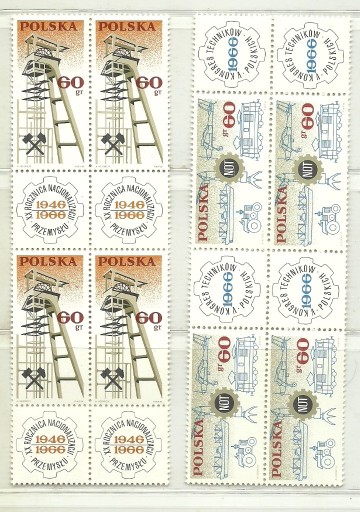 Zdjęcie oferty: Polska 1966 czwórki fi 1504-1505**czyste