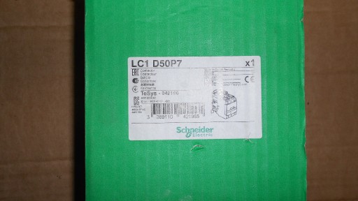Zdjęcie oferty: schneider Stycznik mocy 50A cewka 230V AC lc1d50p7
