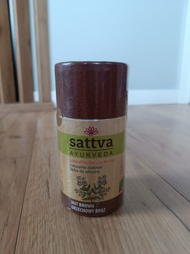 Zdjęcie oferty: SATTVA FARBA ROŚLINNA NUT BROWN 150G