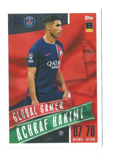 Zdjęcie oferty: Match Attax Extra 2023/24 Hakimi Nr. 206