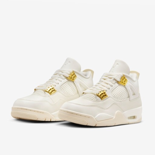 Zdjęcie oferty: Buty Nike Jordan 4 White & Gold (Metallic Gold)