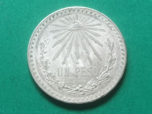 Zdjęcie oferty: MEKSYK 1 Peso 1944 Srebro Ag720 16,66g