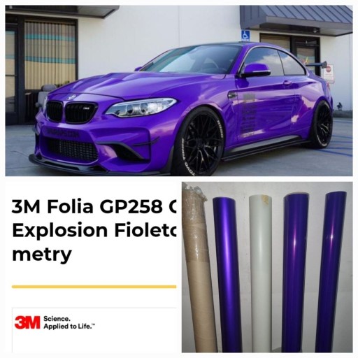 Zdjęcie oferty: 3M Folia GP258 Gloss Plum Explosion Fioletowy