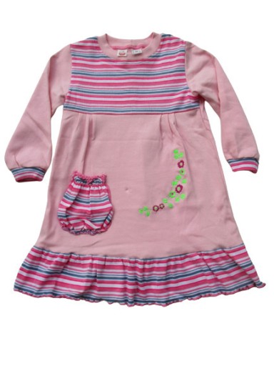 Zdjęcie oferty: Sukienka tunika dziewczęca falbana różowa 104