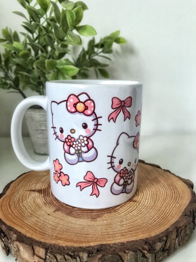 Zdjęcie oferty: Kubek nadruk HELLO KITTY prezent dziecko gadżet