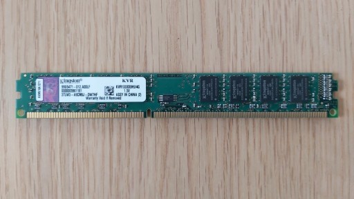 Zdjęcie oferty: Pamięć RAM Kingston DDR3 4GB 1333MHz KVR1333D3N9/4G Low Profile