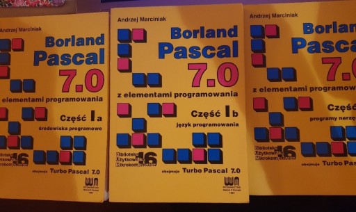 Zdjęcie oferty: Turbo Pascal 7.0 z elementami programowania 1a,b,c