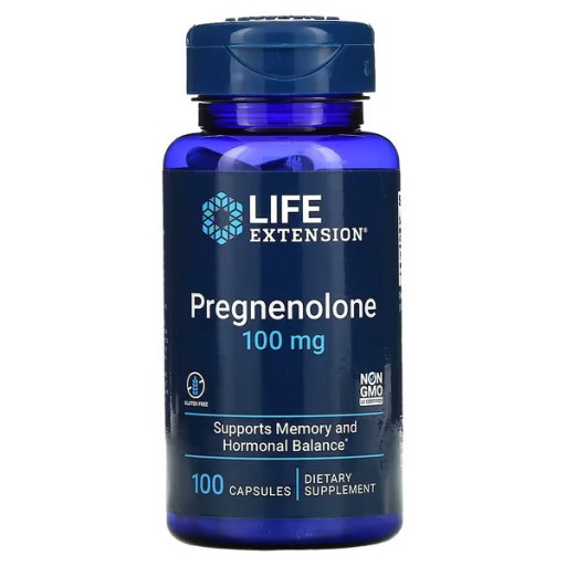 Zdjęcie oferty: Life Extension Pregnenolone 100 mg 100 kaps. 