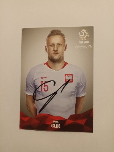 Zdjęcie oferty: Autograf Kamil Glik! Benevento, Polska, As Monaco