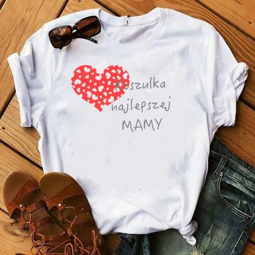 Zdjęcie oferty: Koszulka najlepszej mamy  t-shirt