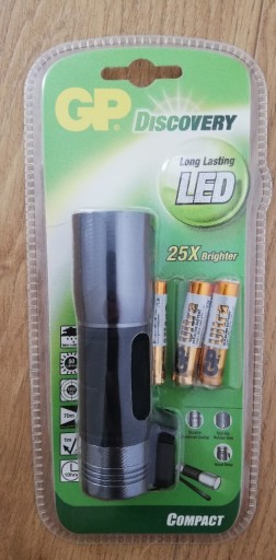 Zdjęcie oferty: Latarka GP dicovery compact LED