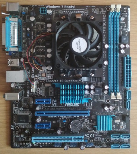 Zdjęcie oferty: Phenom II X4 960T BE + Asus M5A78L-M LX + RAM 4GB