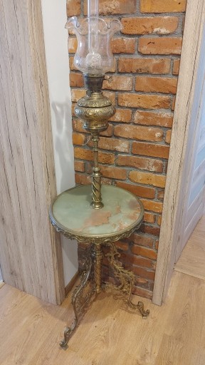 Zdjęcie oferty: Antyczna francuska dekoracyjna lampa stojąca