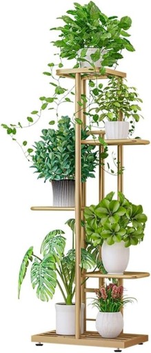 Zdjęcie oferty: IBEQUEM 5-poziomowy metalowy stojak na rośliny