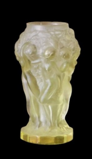 Zdjęcie oferty: Wazon Curt Schlevogt cytrynowo mrożony 