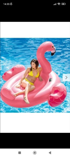 Zdjęcie oferty: Materac dmuchany Intex Mega Flamingo różowy