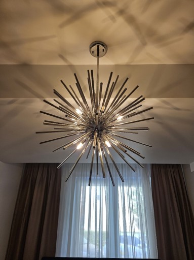 Zdjęcie oferty: Lampa wisząca Zuma Line Urchin srebrna słońce nowoczesna