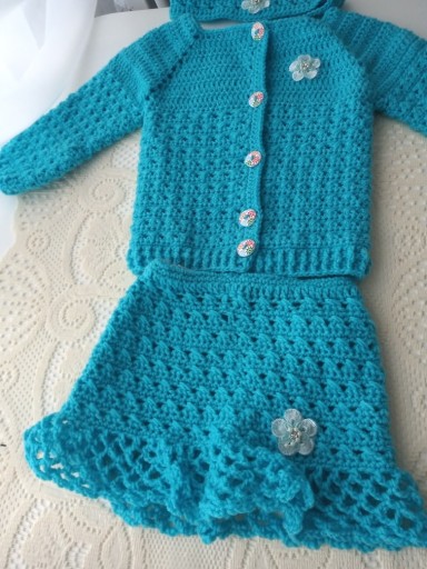 Zdjęcie oferty: Komplet dziewczynka 2,5- 3 latka- handmade.Nowy.