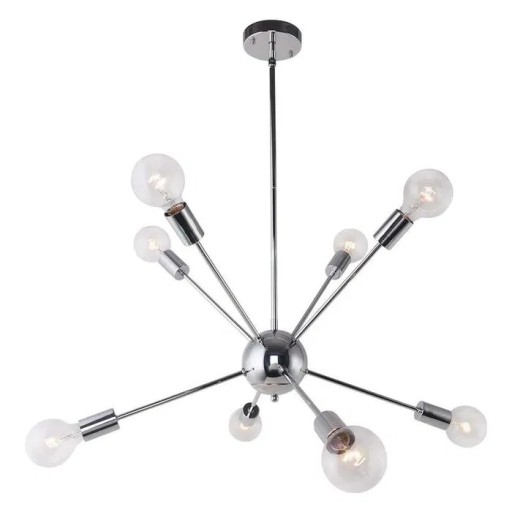 Zdjęcie oferty: Designerska lampa wisząca do salonu z 8 oprawkami 