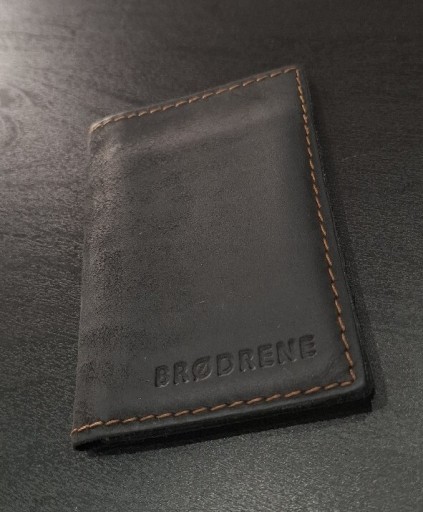 Zdjęcie oferty: Brødrene portfel skóra naturalna czarny SW03 - mężczyzna