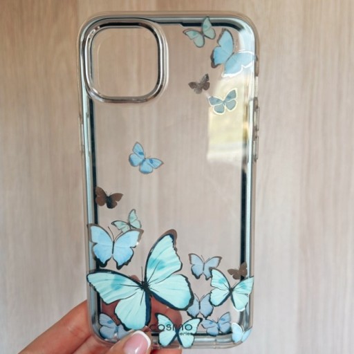 Zdjęcie oferty: Nowy Case iPhone 14 plus motyle niebieski