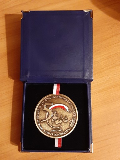 Zdjęcie oferty: Medal pamiątkowy 50 lat 3 Flotylli Okrętów z 2021r