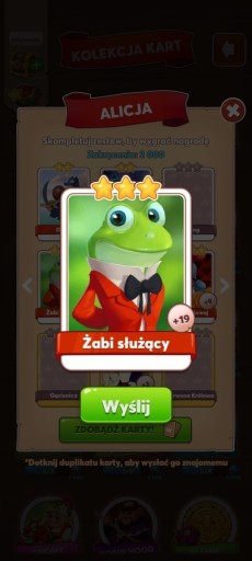 Zdjęcie oferty: Coin Master Żabi Służący