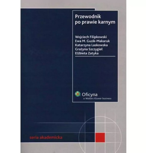 Zdjęcie oferty: Przewodnik po prawie karnym - Wojciech Filipkowski