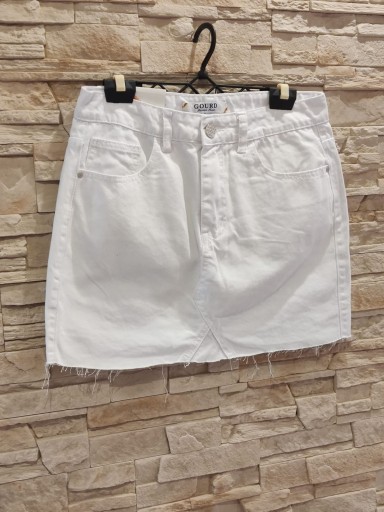 Zdjęcie oferty: Spódnica jeans biała mini. 
