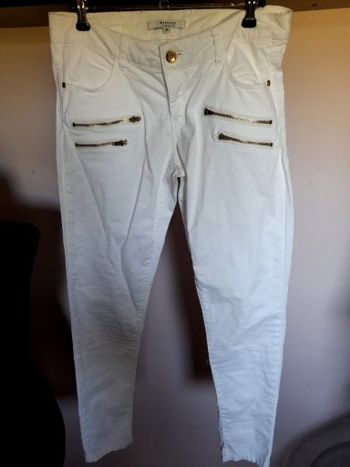 Zdjęcie oferty: Spodnie ciągliwe białe 38 nowe
