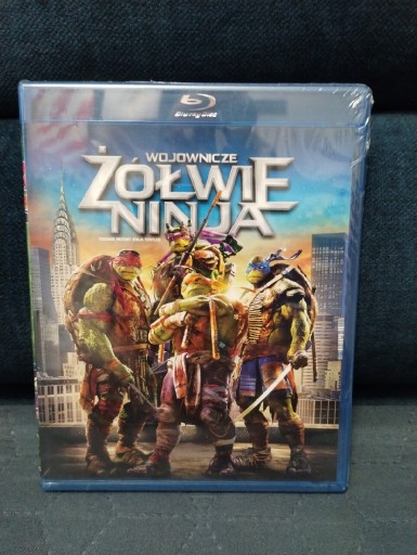 Zdjęcie oferty: WOJOWNICZE ŻÓŁWIE NINJA NA BLU RAY FOLIA 