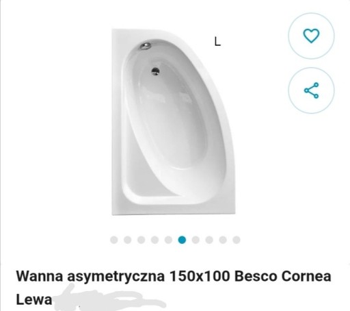 Zdjęcie oferty: PMD Piramida wanna prostokątna 150x100 cm Cornea L