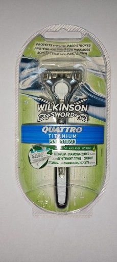 Zdjęcie oferty: Wilkinson Sword Quattro Titanium Sensitive golarka