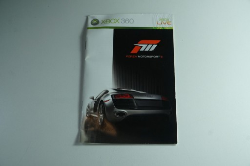 Zdjęcie oferty: Instrukcja Forza Motorsport 3 xbox 360 